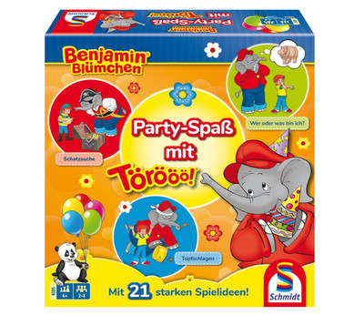 Schmidt Spiele Benjamin Blümchen: Party-Spaß mit Törööö!, Partyspiel - Schmidt 