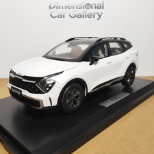 Original 1:18 KIA Sportage Boundary Expansion White Alloy Simulation Car Model
