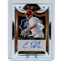 2025 Panini Select Carson DeMartini Selective Signatures Silver Prizm FREE SHIP