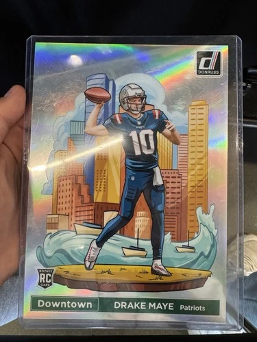 2024 Panini Donruss - Downtown! Drake Maye #13 Oversized (RC)