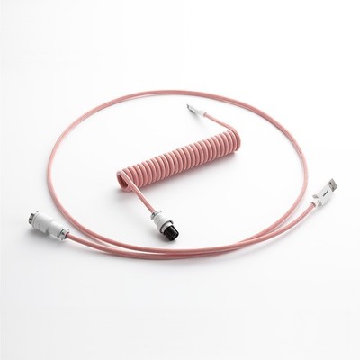 CableMod Pro Coiled Keyboard Cable USB-C zu USB Typ A, Orangesicle - 150cm