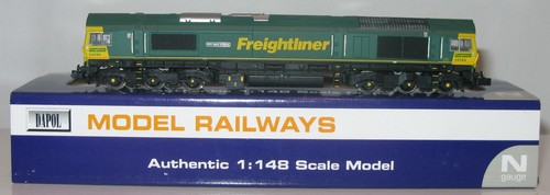 Dapol N ND-077 Freightliner Class 66 66549 Spirit of Kyoto Lights 6DCC ready | Condition: Used