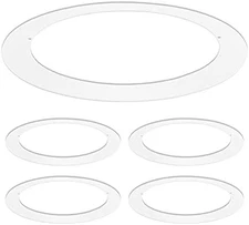 White Trim Ring for Recessed Lights