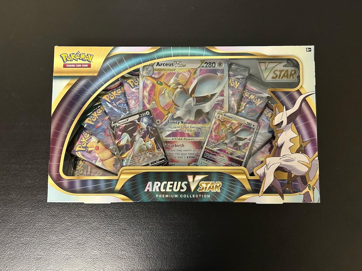 Pokemon TCG: Arceus Vstar Premium Collection Box 10x Boosters New Factory Sealed | eBay Pokemon TCG: Arceus Vstar Premium Collection Box 10x Boosters New Factory Sealed | eBay