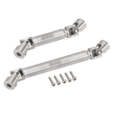 INJORA RC Drive Shaft Steel Stainless Steel Front Rear Center Shaft for SCX24 Gl
