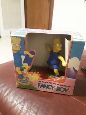 SELTENER SIMPSON BART MIT ELEKTRONISCHEM SKATEBOARD IN BOX (22cm) UNGEÖFFNET LESEN