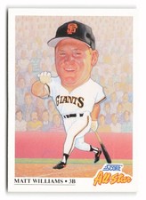 1991 Score #667 Matt Williams San Francisco Giants