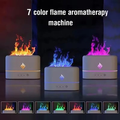 Aroma Volcano Fire Flame Diffuser Aromatherapy Humidifier For Room Essential Oil