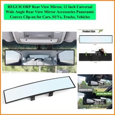 Rear View Mirror 12 Inch Universal Wide Angle Rear View Mirror Accessories P...