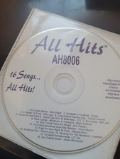 AH8006 ALL HITS  KARAOKE CDG HARD TO FIND LOT 03