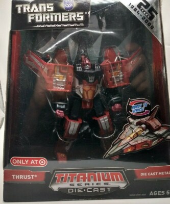Transformers Universe 25th Anniversary Thrust Titanium Diecast Target Exclusive 