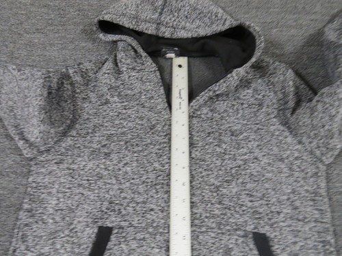 Southpole Hoodie Boys Medium Gray Black Full Zip Long Sleeve Sweatshirt - Picture 8 of 10