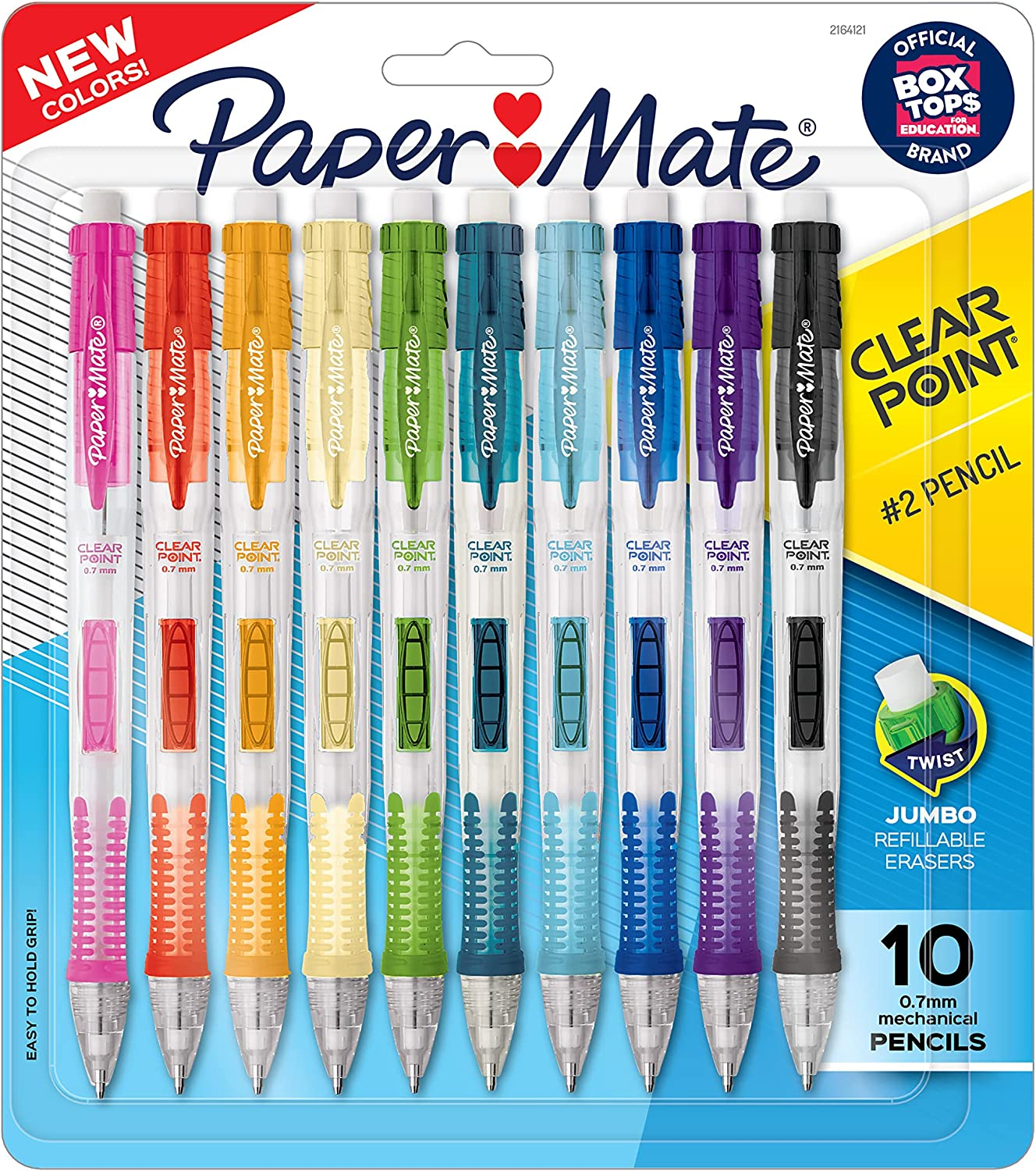 Clearpoint Mechanical Pencils 0.7mm HB #2 Lead 2-Pack for School-image