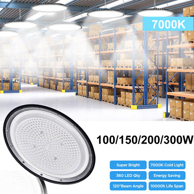UFO LED Hallenbeleuchtung Deckenstrahler Werkstattleuchte Industrielampe Lamp