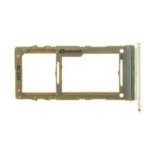 SIM Micro SD Card Tray for Samsung Galaxy Note 10 Silver Replacement Parts