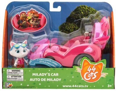 44 Cats Vehicle with 3'' Figure, Milady (88083)