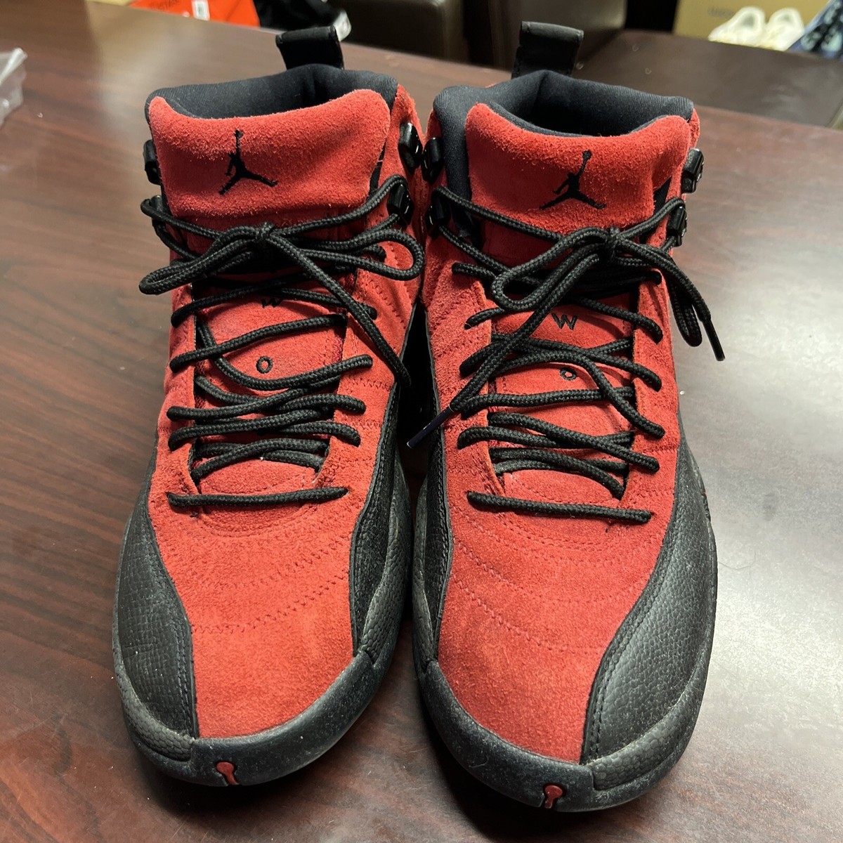 NIKE AIR JORDAN 12 RETRO フルゲーム 靴 Size 9 - Jordan 12 Retro Reverse Flu Game 2020 (shoes missing