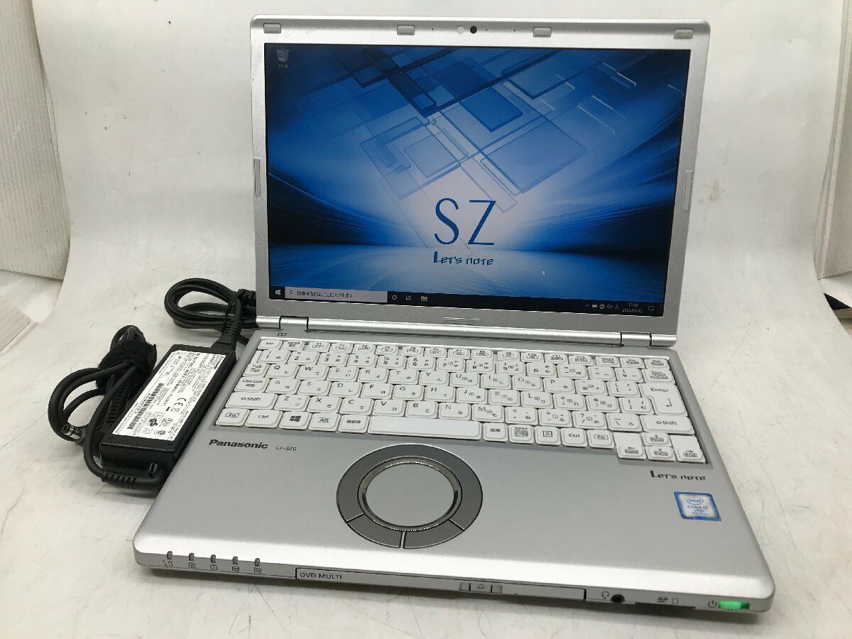 Panasonic Let'snote CF-SZ6 Core i7-7600U 16GB SSD512GB WiFi DVD Multi  Windows10P