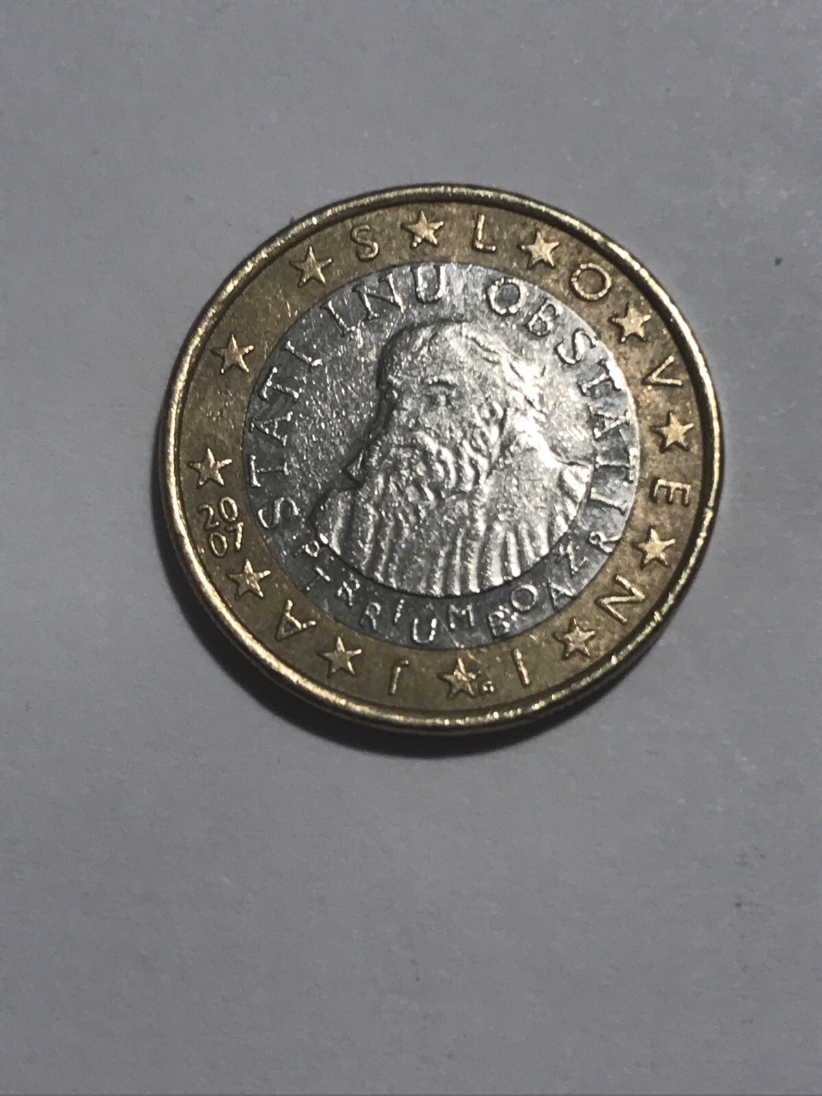 Pièce 1 Euro Stati Inu Obstati 2007 Prix 1 Euro Slovenia 2007 | eBay