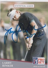 1991 Pro Set #270 Larry Rinker PGA Signed IP Auto Autograph Free Shipping