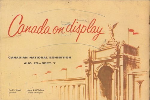 Folleto de exposición nacional canadiense 1957 vintage 9" x 6" - Imagen 2 de 4