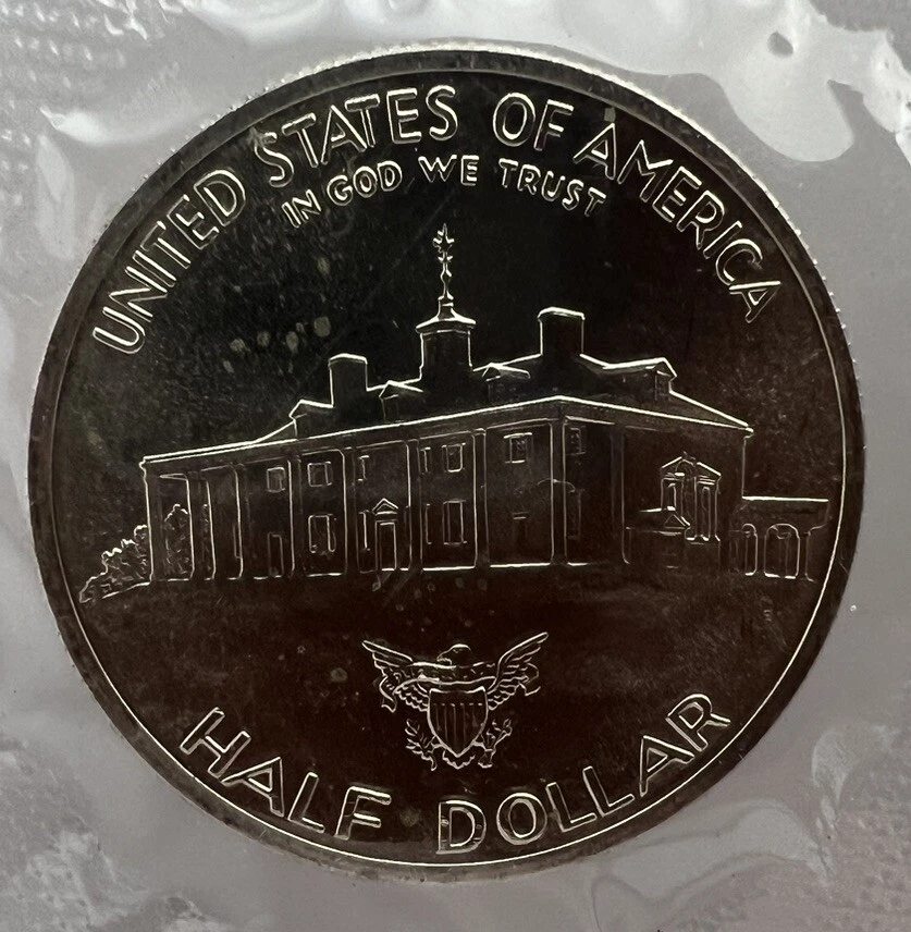 George Washington Commemorative 1982 D 1st 90% Coin Since 1964 Minted BU - Image 2 of 4