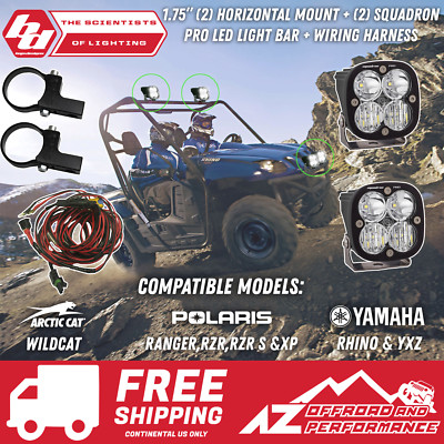 BAJA DESIGNS Horizontal Squadron Pro Light Kit 1.75'' For Yamaha Rhino