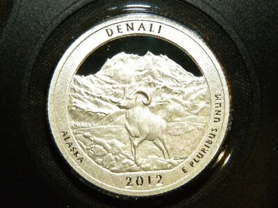 2012 S SILVER GEM PROOF Denali  ATB QUARTER 90% SILVER  FREE SHIP
