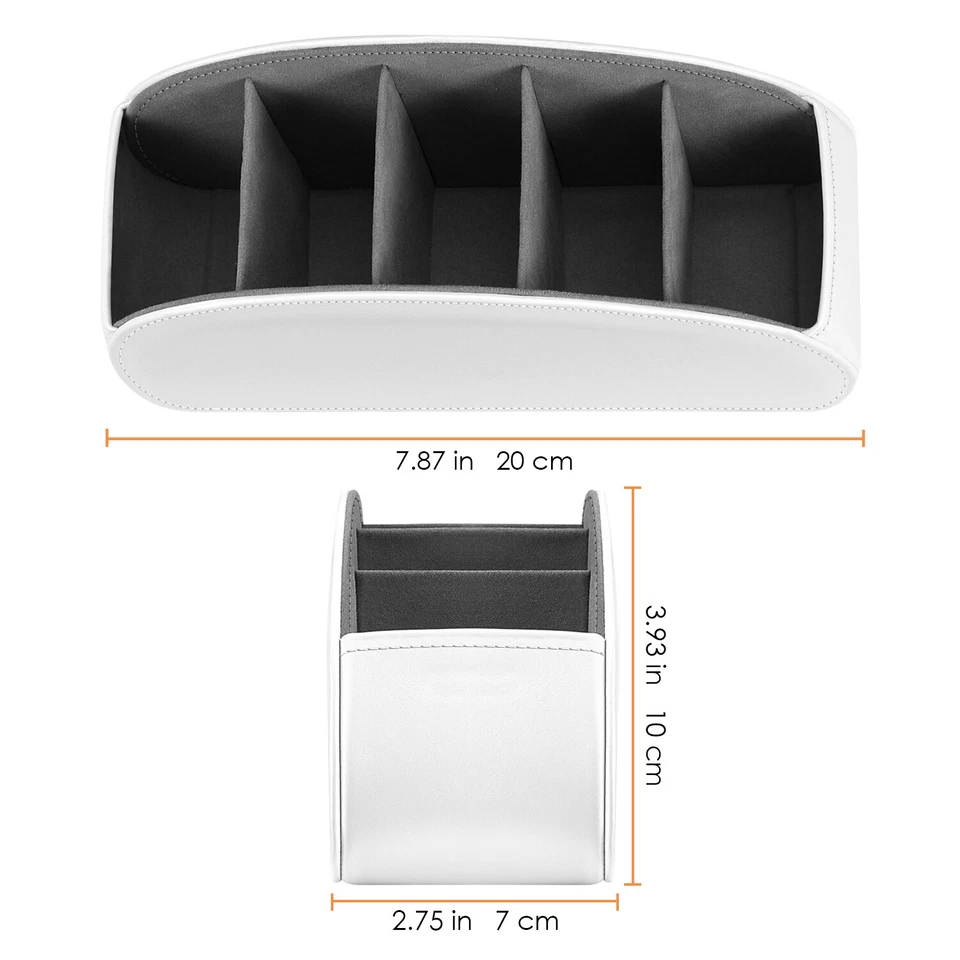 [5 Compartimentos] Soporte Control Remoto TV Control Remoto Caddy Escritorio Organizador Foto 2 de 4