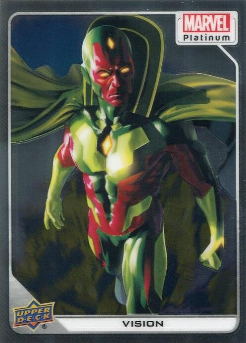 #16 - Vision (2023 MARVEL PLATINUM, Upper Deck) NEAR MINT NM Foil Card