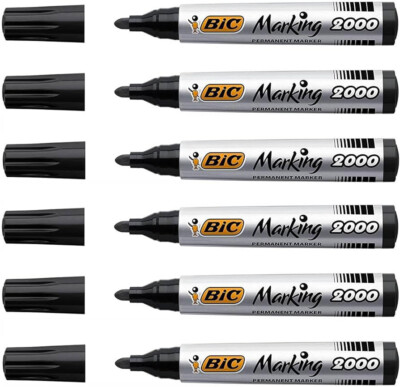 BIC MARKING 2000 Black Color Universal Permanent Marker