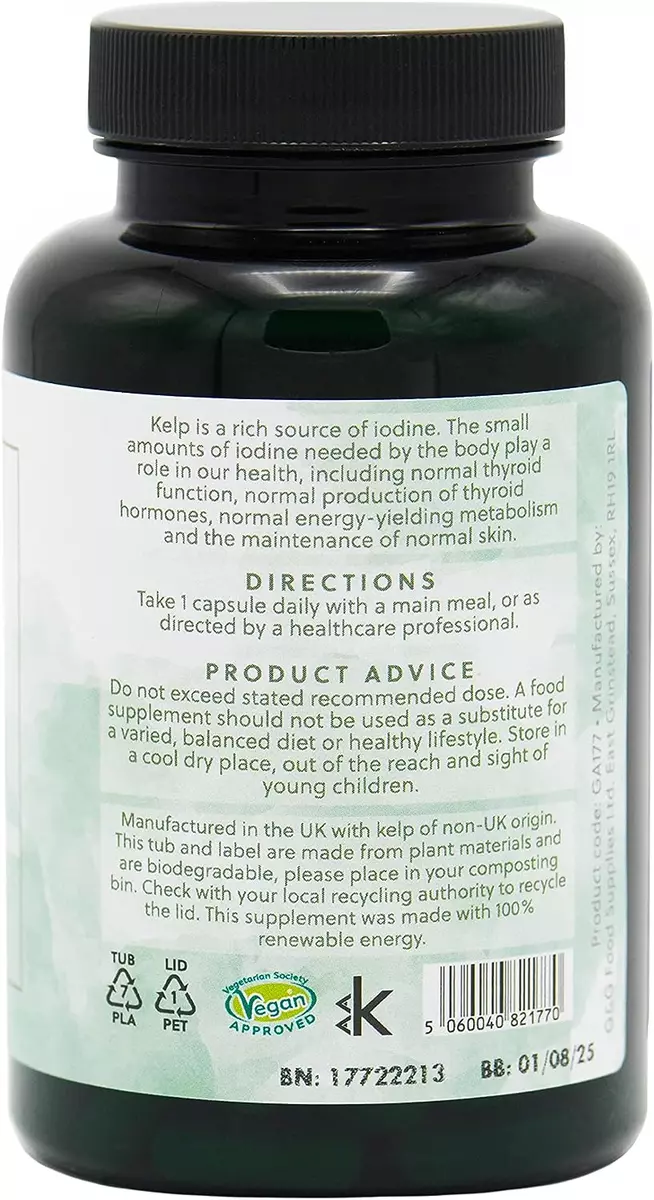 Liquid iodine with kelp deals
