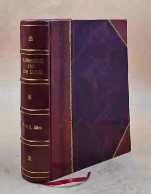 Mathematics For High School: Geometry With Coordinates. Commenta [Leather Bound]