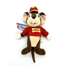The Disney Store Mini Bean Bag Timothy Mouse Dumbo Plush 8" New w Tags