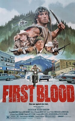 Poster Su Tela Rambo First Blood - Stampa Artistica Per Parete