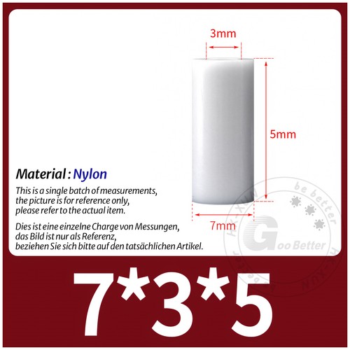 White Nylon Standoff Plastic Spacers Washers M3 | M4 | M5 | M6 | M8 | M10 | M12 - Picture 35 of 234