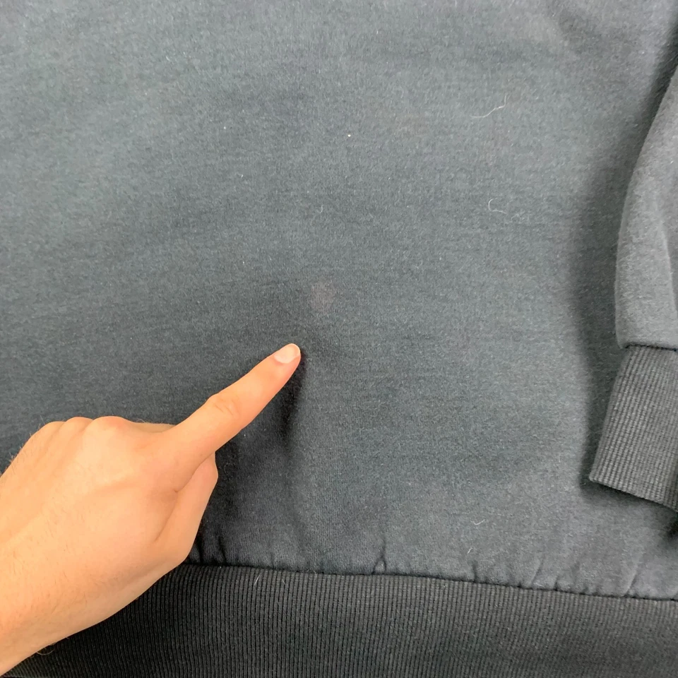 Винтажный элемент толстовка с капюшоном толстовка мужская L полный молнии скейтборды Y2K флисовая подкладка - Изображение 4 из 4