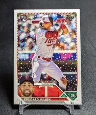 Edouard Julien Rookie RC 2023 Topps Holiday Baseball Card #H69 Minnesota Twins. rookie card picture