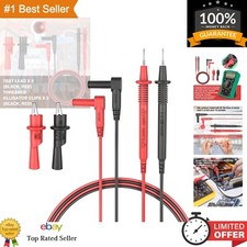 Test Leads Set Multimeter Leads and Alligator Clips, Insulated Test Leads CAT...
