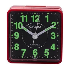 Casio- Tq-140-7Ef Beep Alarm Clock - Red