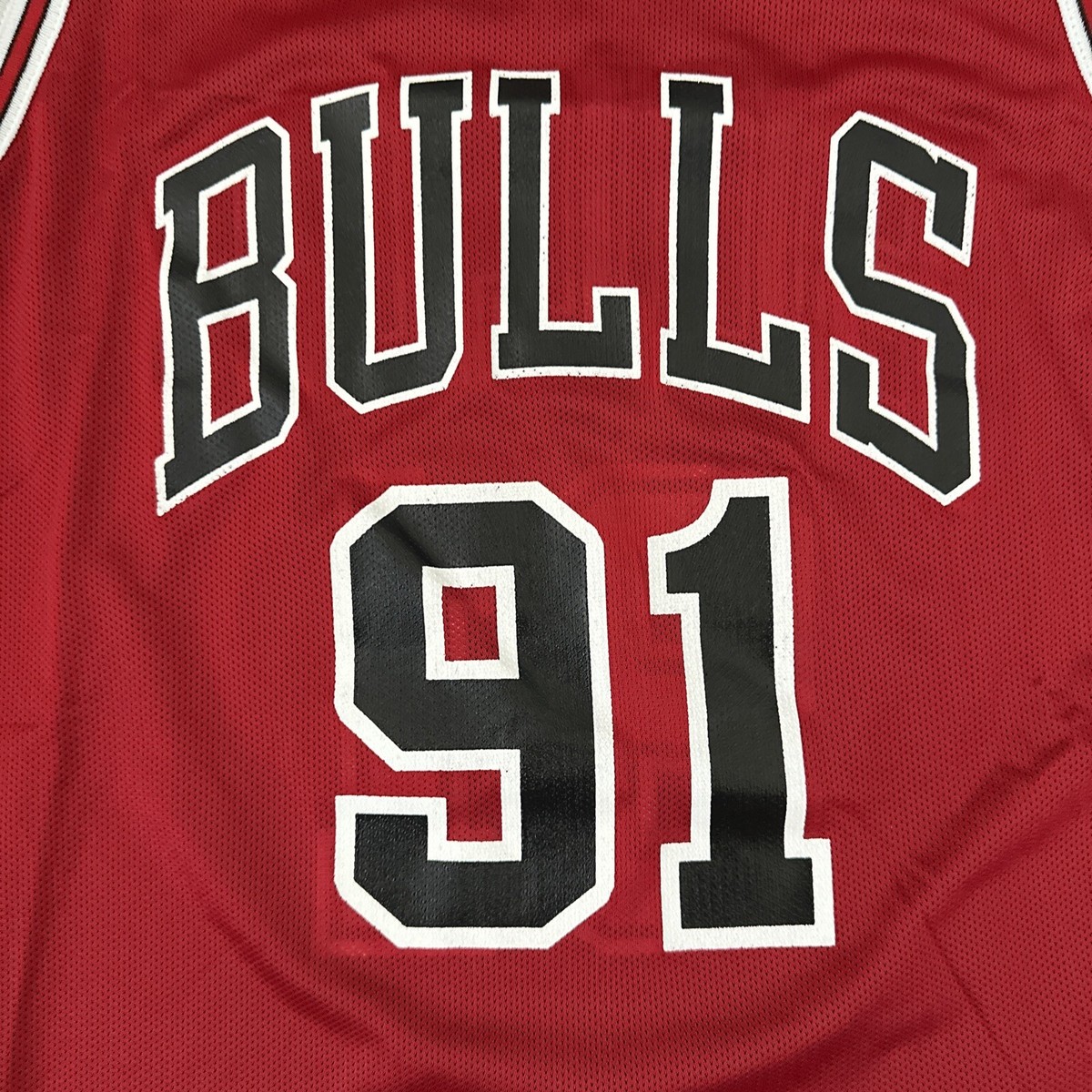 Vintage 90s NBA champion Chicago Bulls Dennis Rodman #91 Vintage 90s NBA champion Chicago Bulls Dennis Rodman #91