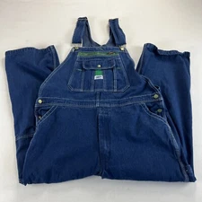 Liberty Denim Bib Overalls Men’s 40x26* Classic Blue Farmer Pants 100% Cotton