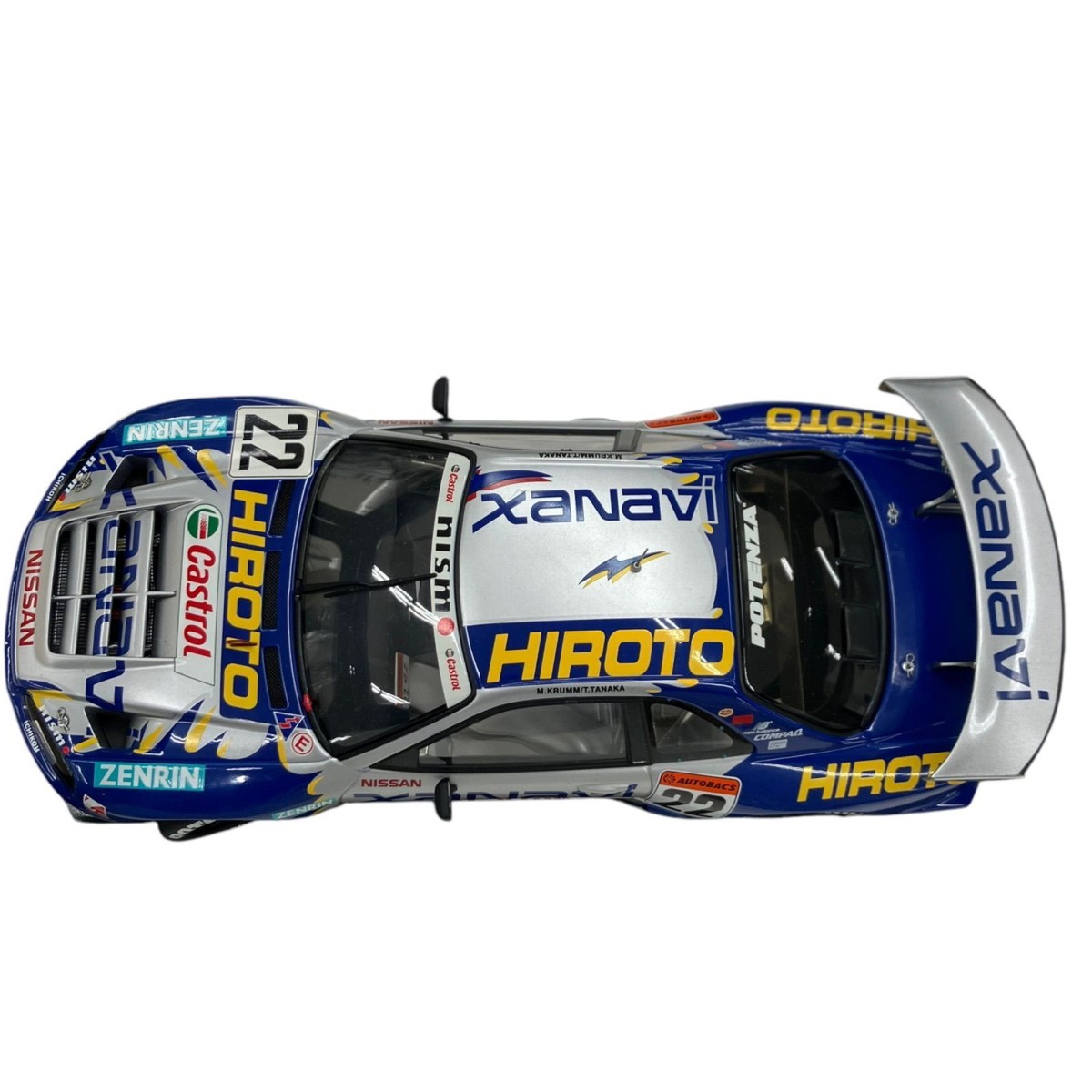 autoart 1/18 日産 GT-R R34 xanavi 2001 AUTOart 1:18 XANAVI Nissan Skyline Nismo GT-R R34 JGTC GT500