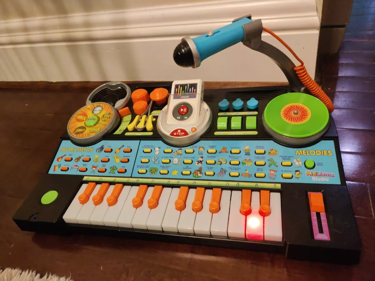 VTech KidiJamz DJ Music Sing Studio Keyboard Piano Blue MP3 Player