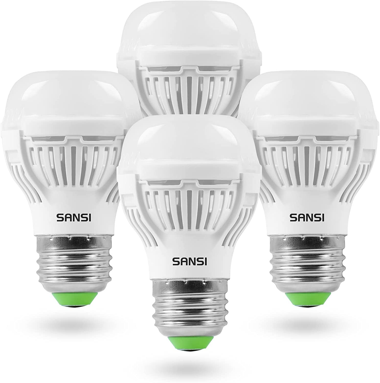 SANSI LED Light Bulb 60W Equivalent 900lm 2700K Warm White Energy Saving 9W A15 