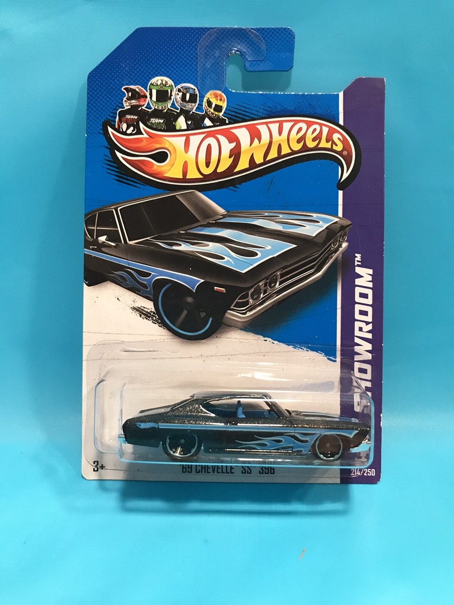 ミニカー '69 Chevelle HW RACING Hot Wheels HW Showroom '69 Chevelle SS 396 Black w/Blue