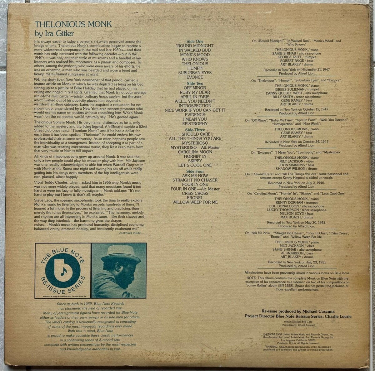 ジャズ Artistry Of Thelonious Monk Twin Deluxe Thelonious Monk - Artistry Of Thelonious Monk - Twin Deluxe