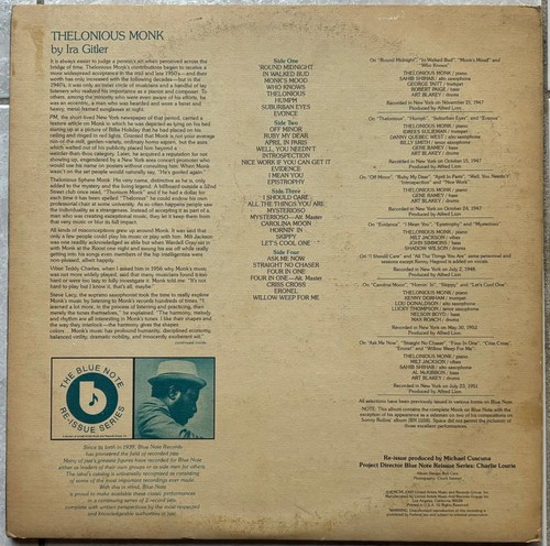 Thelonious Monk - The Complete Genius - 1976 -Double LP Blue Note Reissue Series - Picture 2 of 5