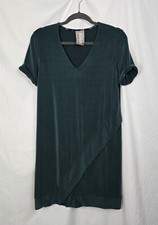 Anthropologie Dolan Left Coast Collection Green Shift Mini Dress Women's sz XS