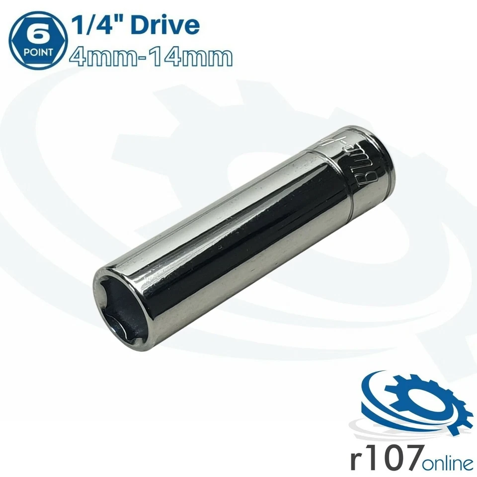 Blue Point 1/4" Deep Socket Set 4mm-14mm - As sold by Snap On - Image 2 of 3